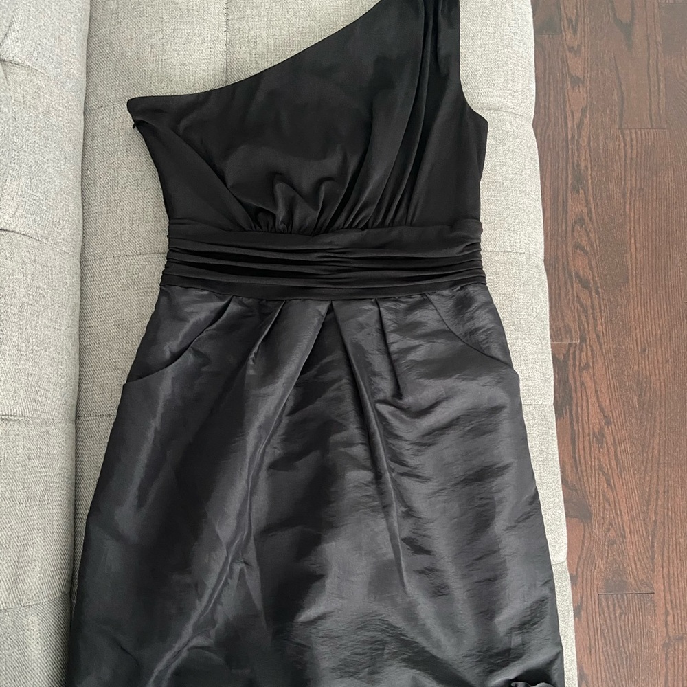 Max & Cleo one shoulder dress with pockets